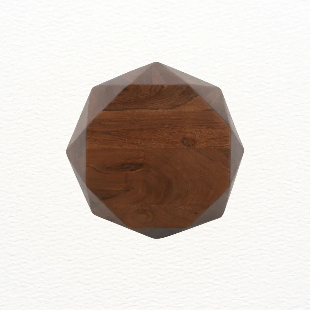 End Table, Side table, solid Wood, Diamond Shape