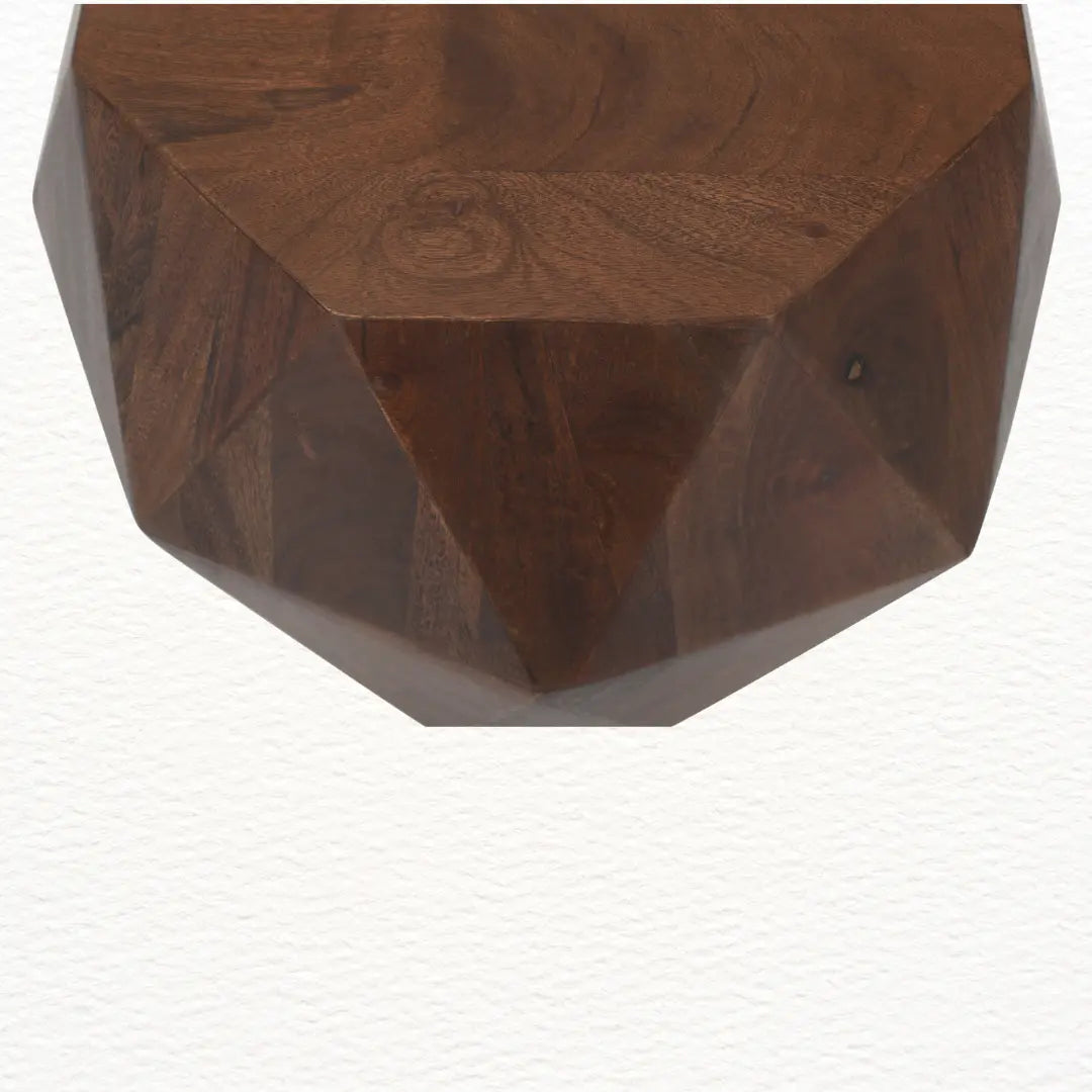 End Table, Side table, solid Wood, Diamond Shape