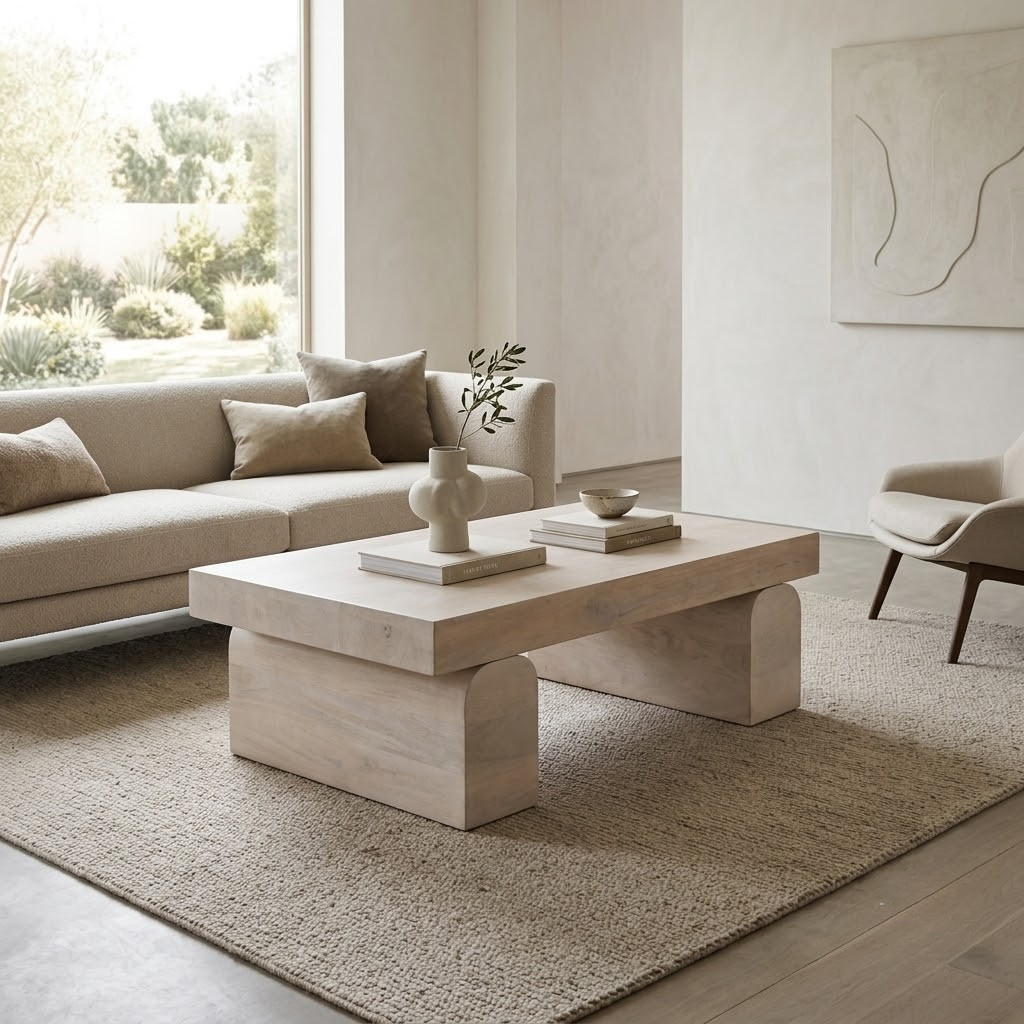Portico Rectangular Arch Base Coffee Table
