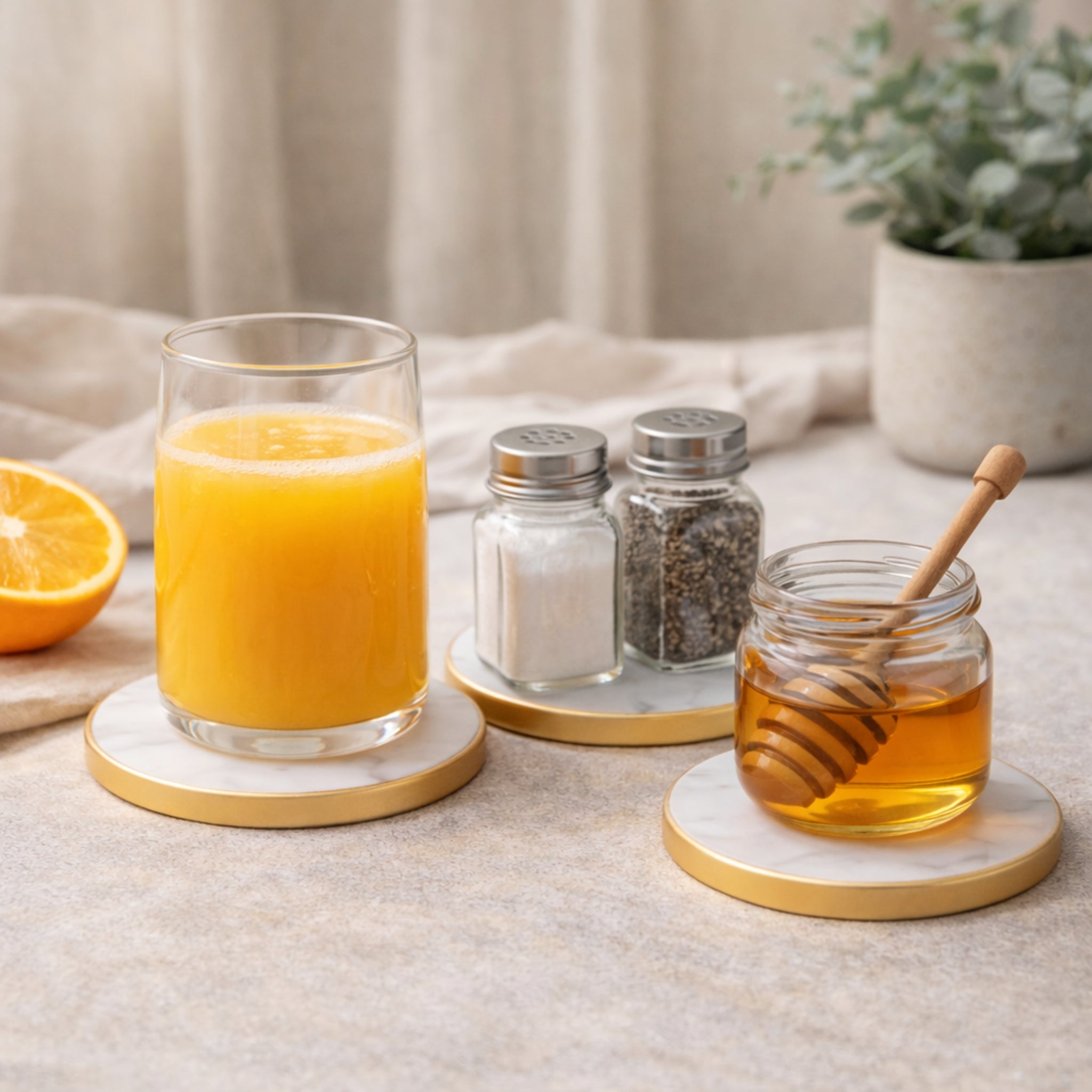 Halo Marble Coasters (Set of 4)