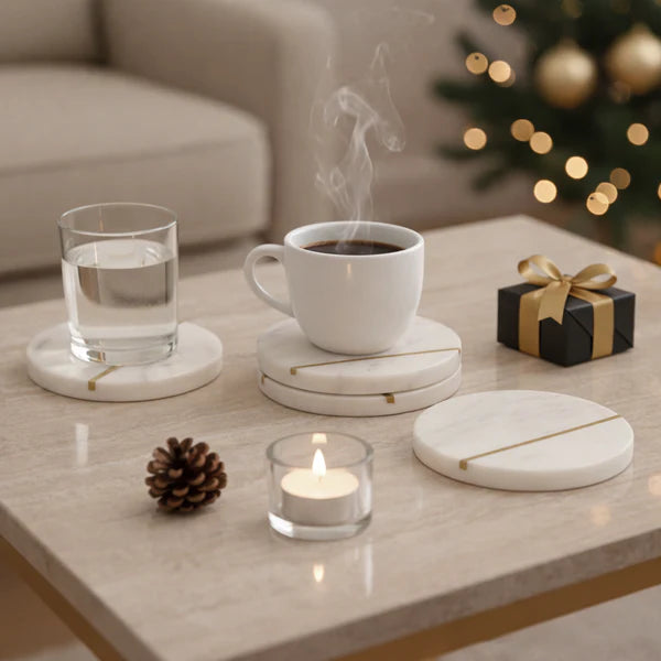 Lumen Marble Coasters