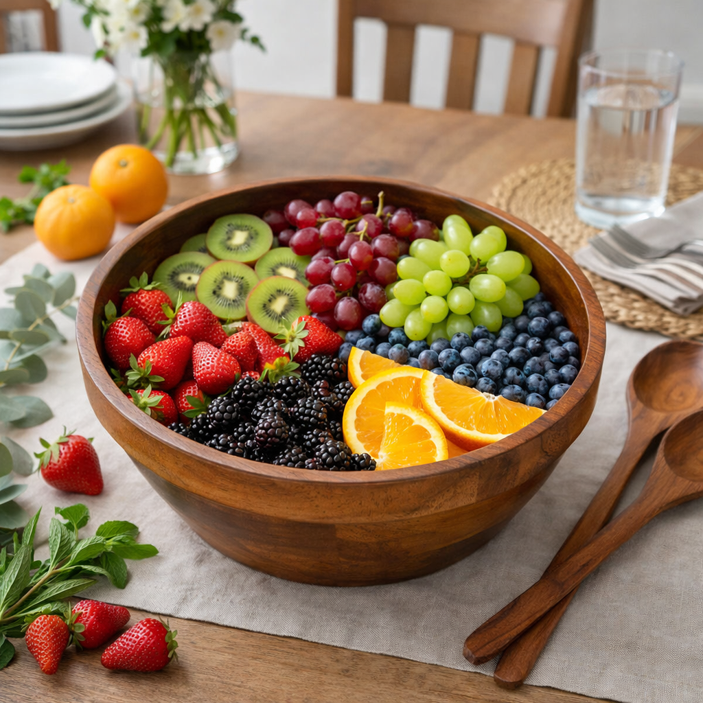 Grove Wooden Bowl Set (Set of 3)