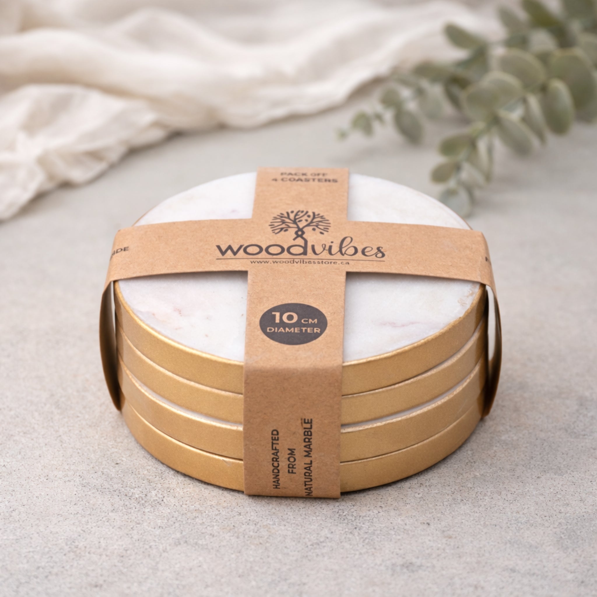 Halo Marble Coasters (Set of 4)