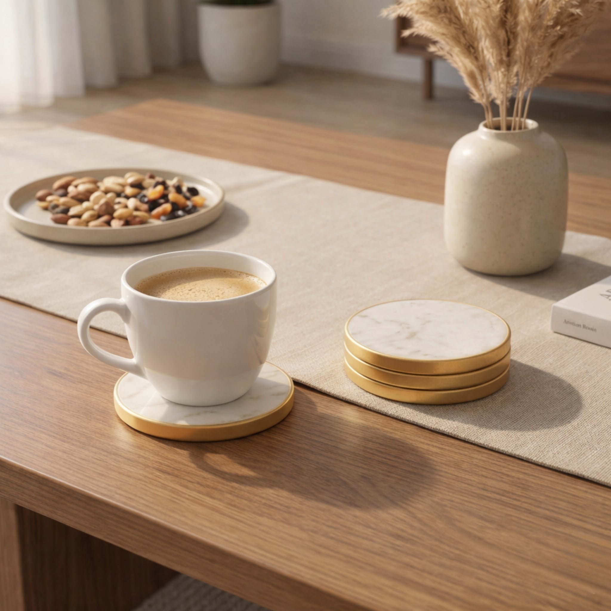 Halo Marble Coasters (Set of 4)