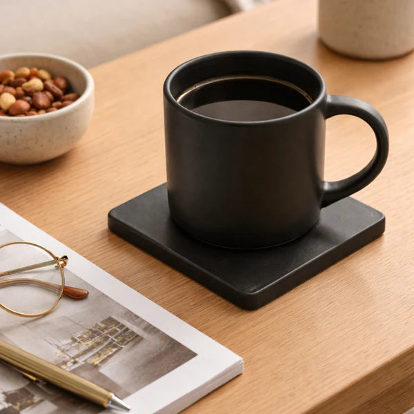 Obsidian Square Wooden Coasters