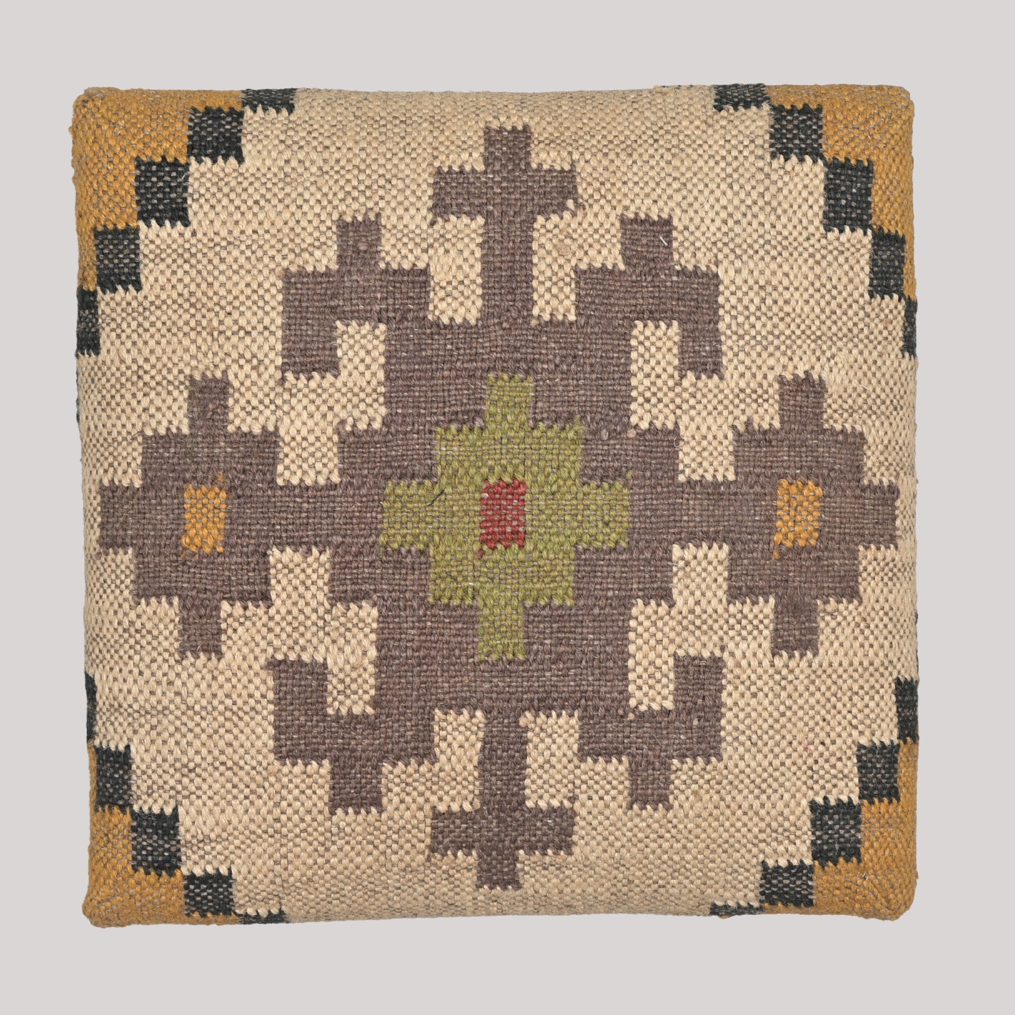 Sahara Handcrafted Kilim Upholstered Wooden Stool