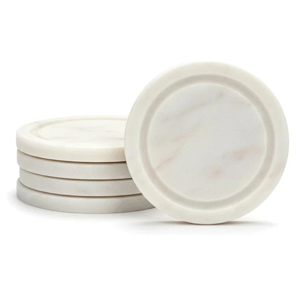Swirl Marble Coasters (Set of 4)