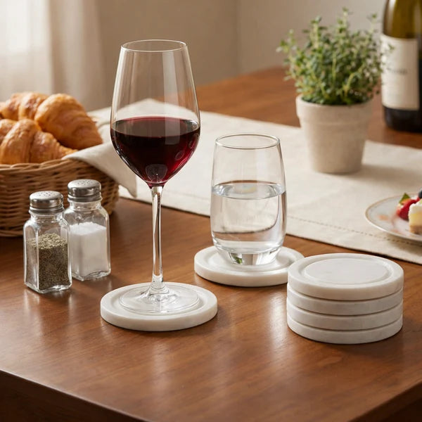 Swirl Marble Coasters (Set of 4)