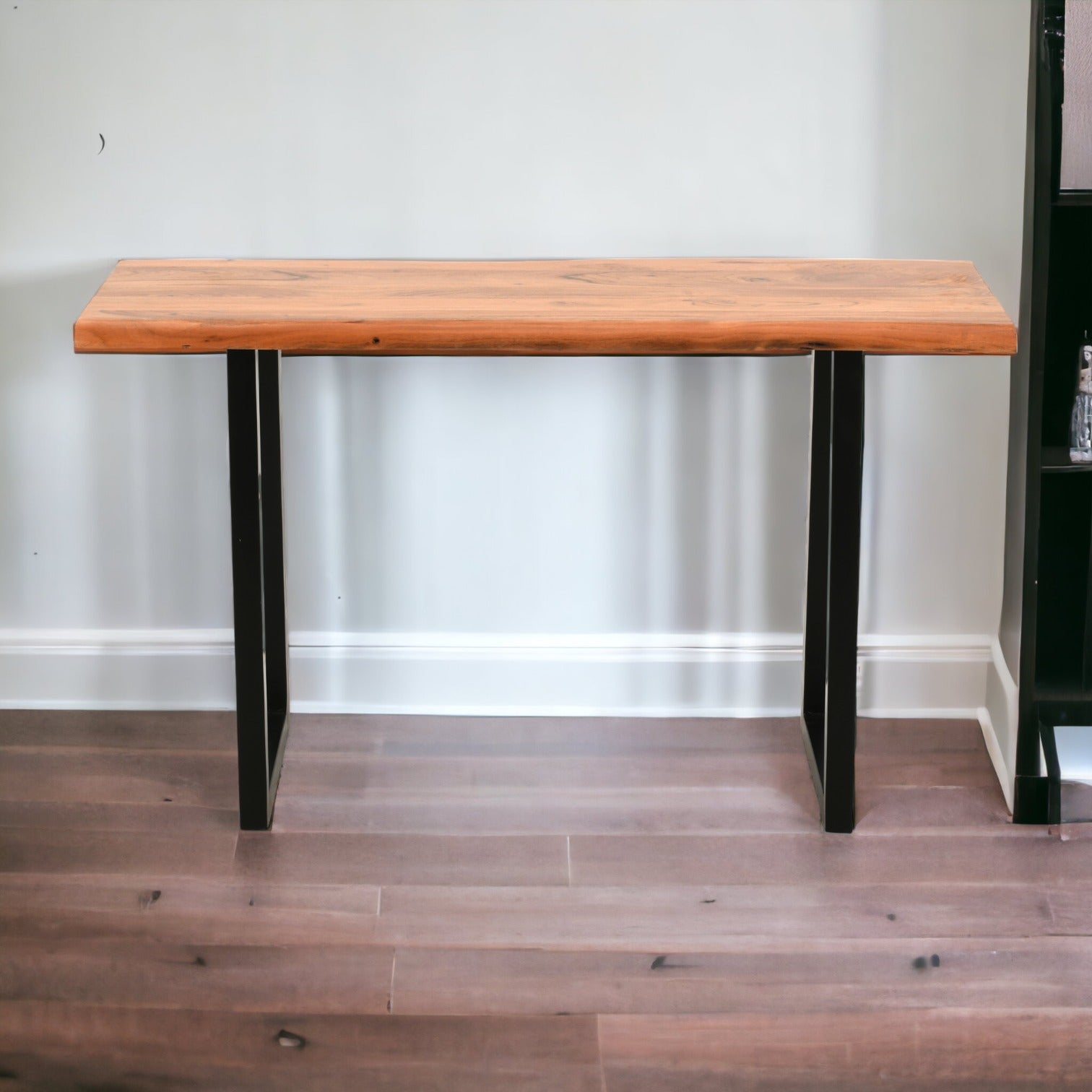 Live Edge solid wood Console hallway entryway sofa Table