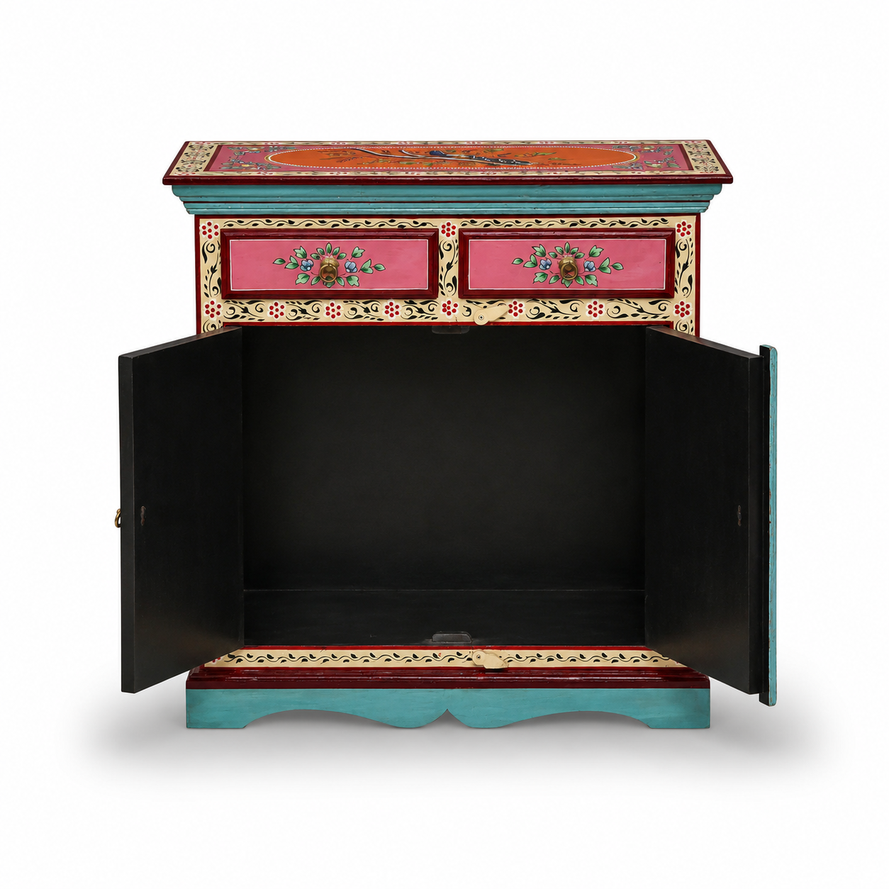 Peacock Bloom Cabinet