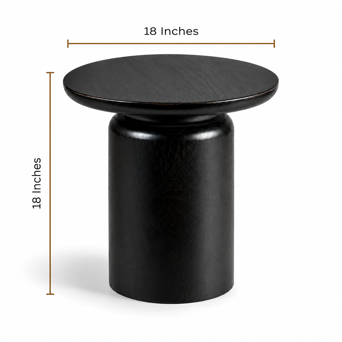 Obsidian Side Table