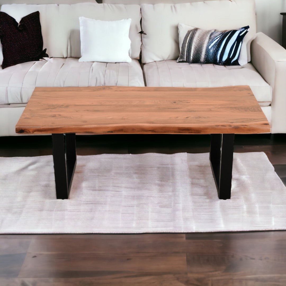 Live Edge Acacia Solid Wood Coffee Table