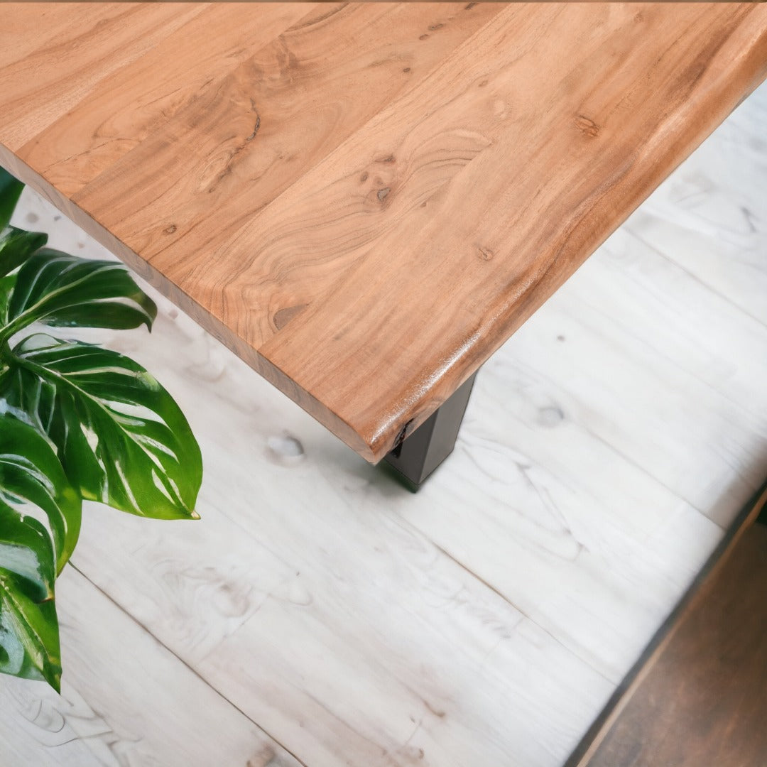 Live Edge Acacia Solid Wood Coffee Table