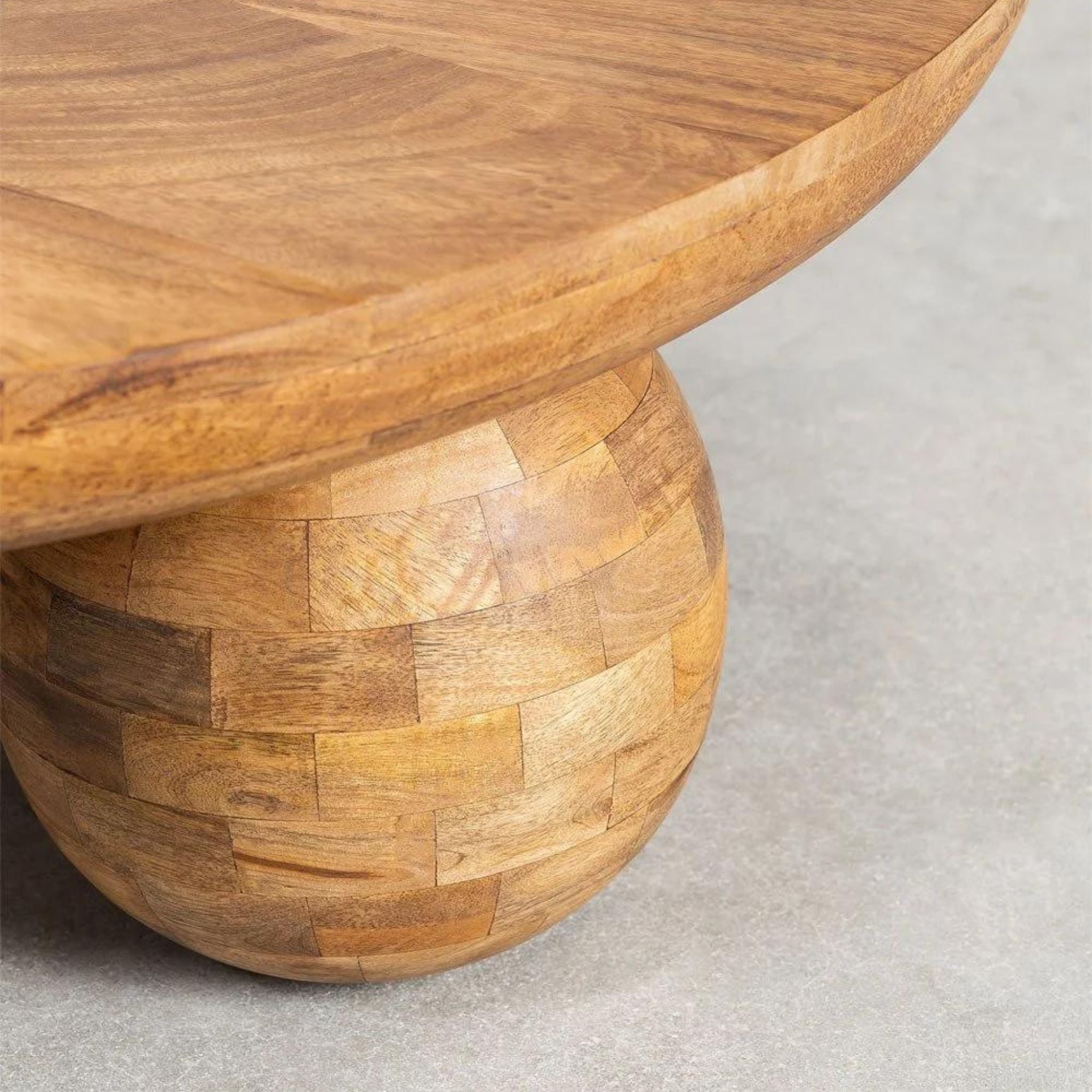 Solstice Round Coffee Table | Mango Solid Wood