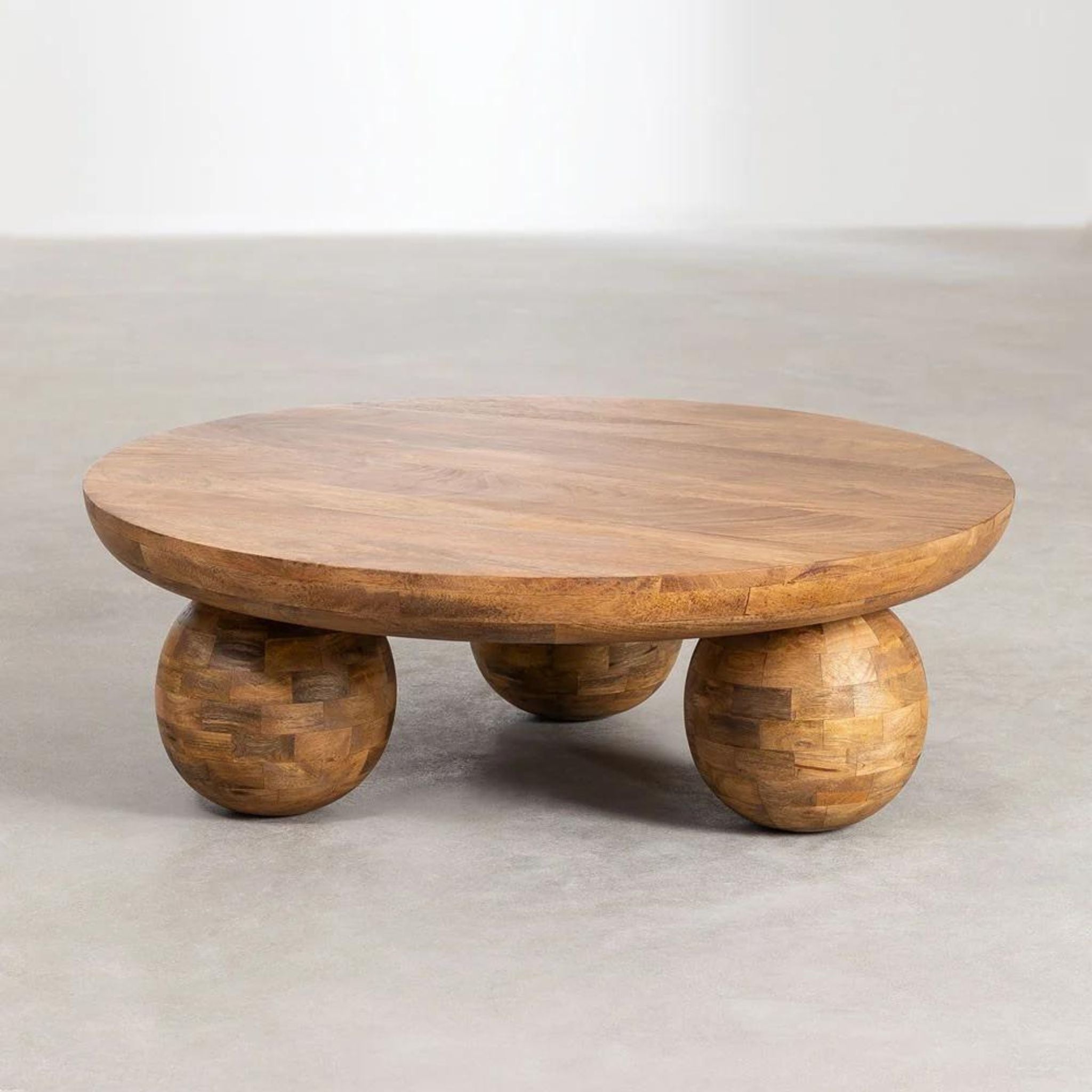 Solstice Round Coffee Table | Mango Solid Wood