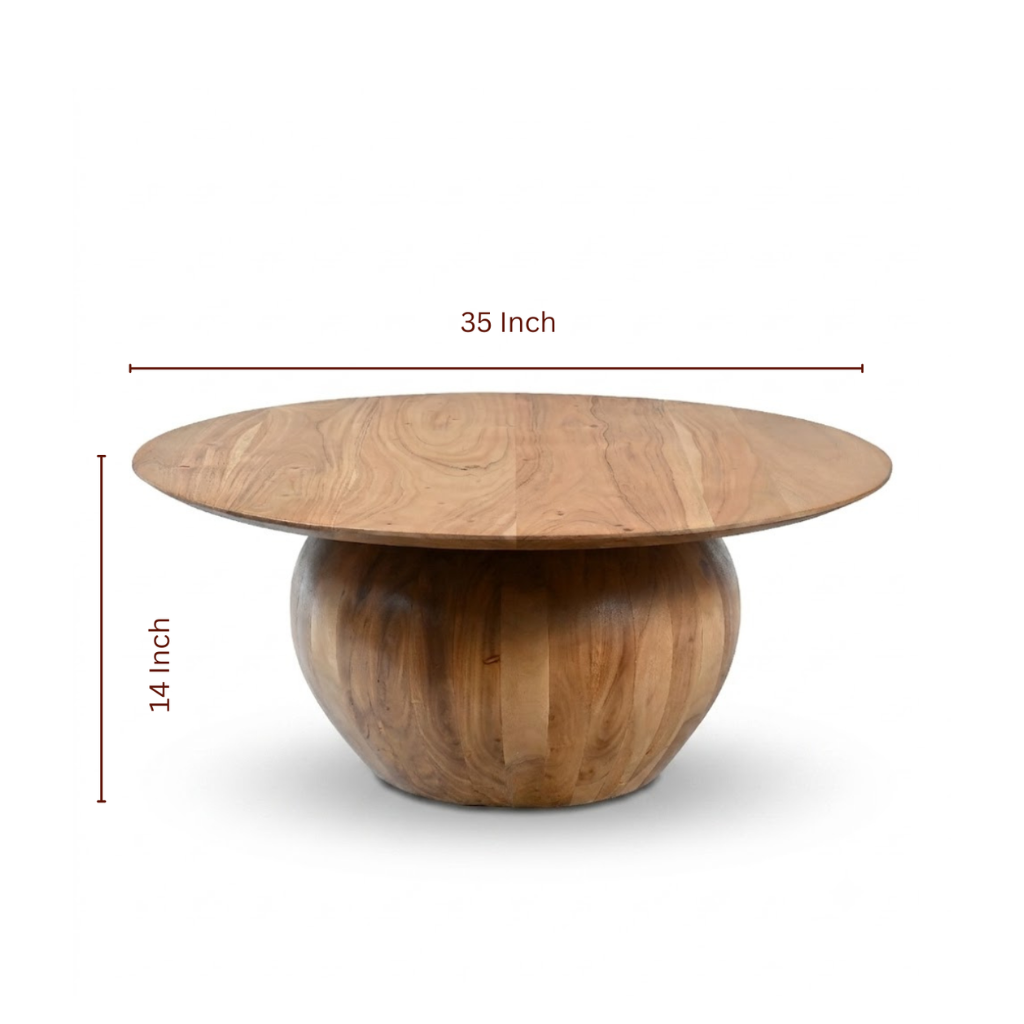 Grove Round Sculptural Coffee Table