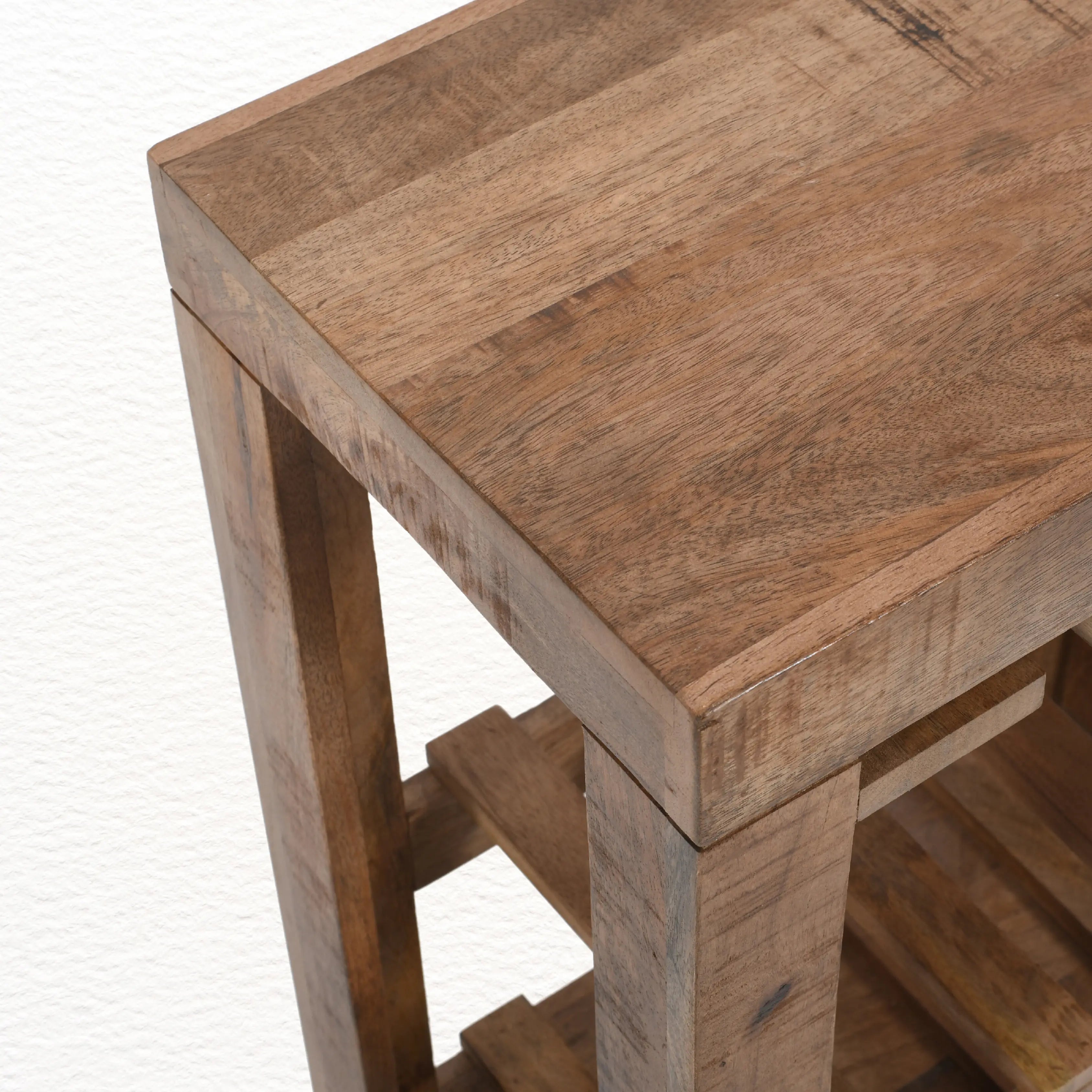 Bar Cabinet | Mango Wood | Metal Legs | Handcrafted