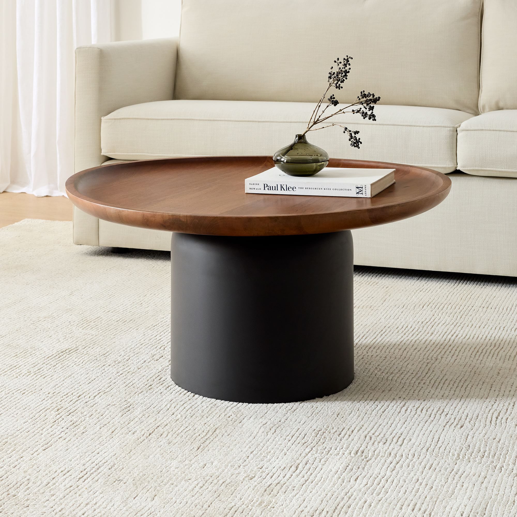 CIrrus Coffee Table | Mango Solid Wood | Round Top