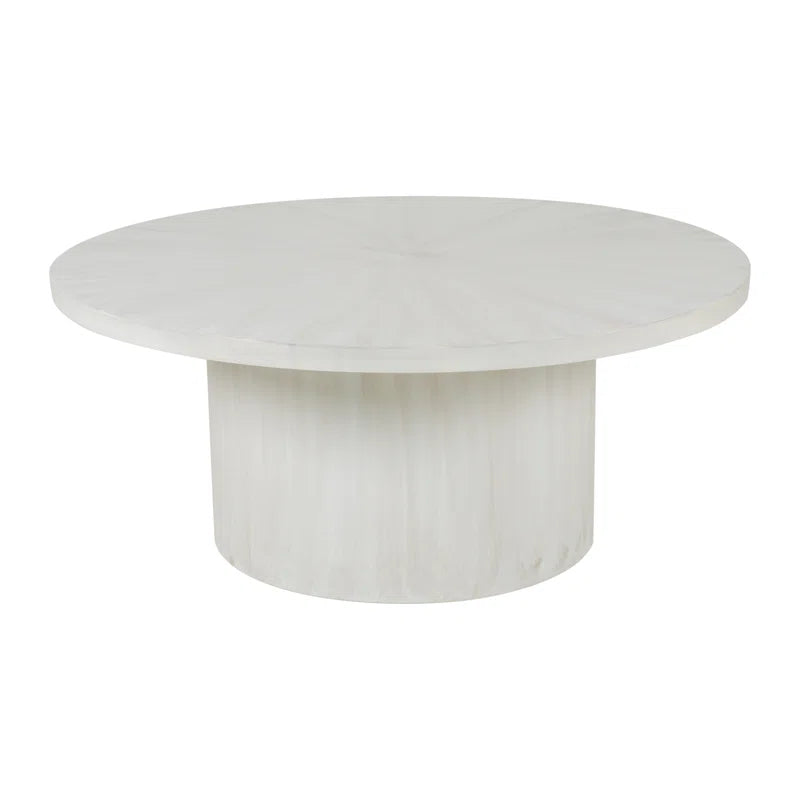 Solid Wood Mango Round Coffee Table