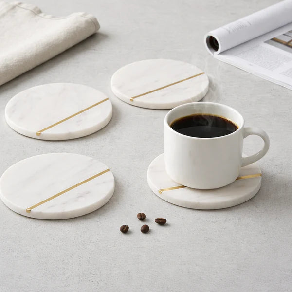 Lumen Marble Coasters 