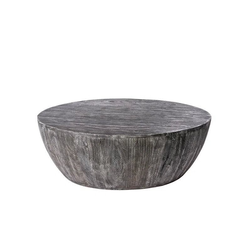 Mango Solid Wood Drum Coffee Table