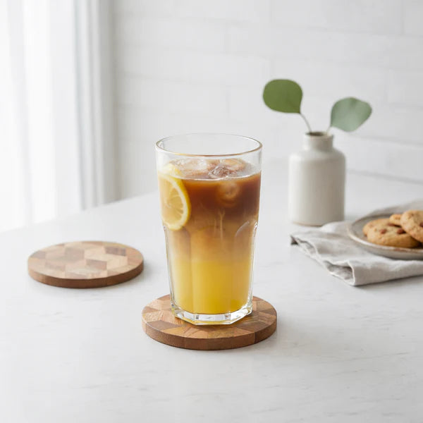 Mosaic Round Wooden Coasters