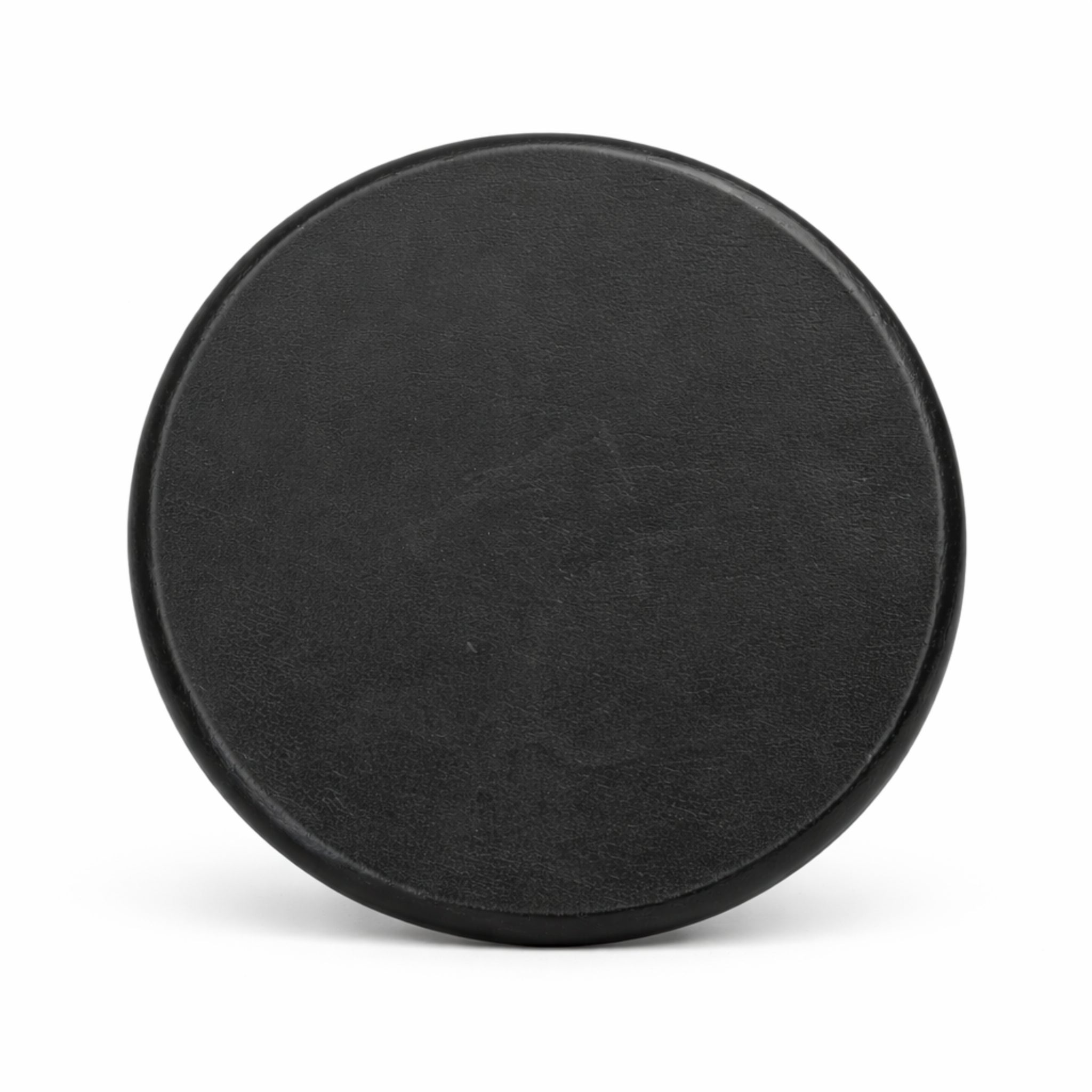 Obsidian Round Wooden Coasters (Set of 4)