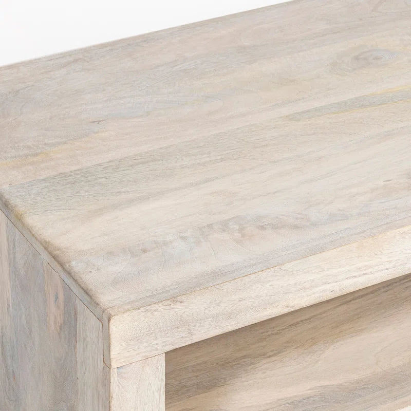 Serene Coffee Table | Solid Mango Wood | Rectangle Top