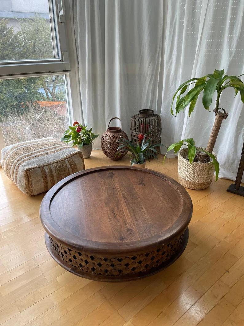 Solid Mango Wood Coffee Table