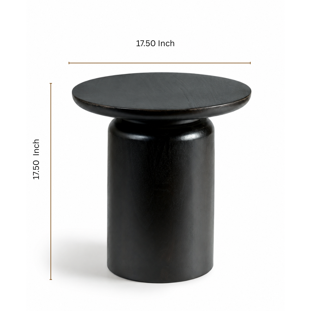Obsidian Side Table