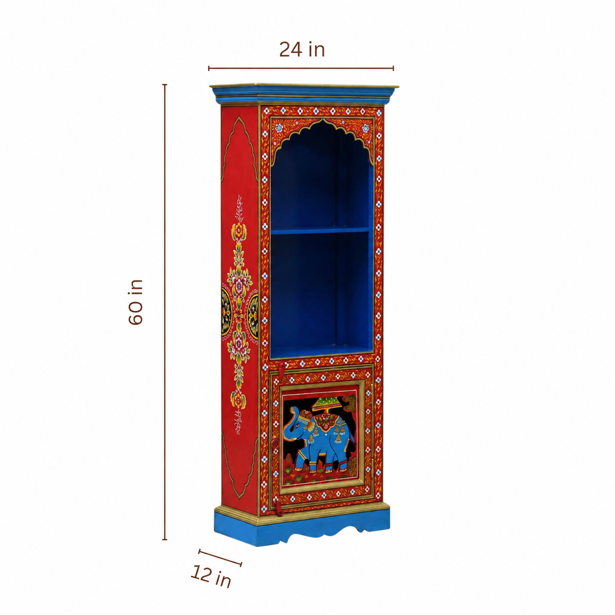 Folk Arch Vintage Bookshelf