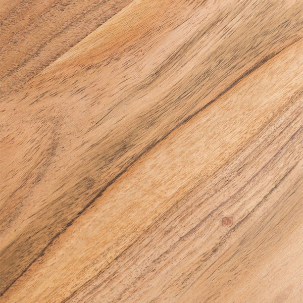Close-up wood grain detail of Tashan Rectangular Acacia Wood Coffee Table showcasing natural acacia wood texture and finish.