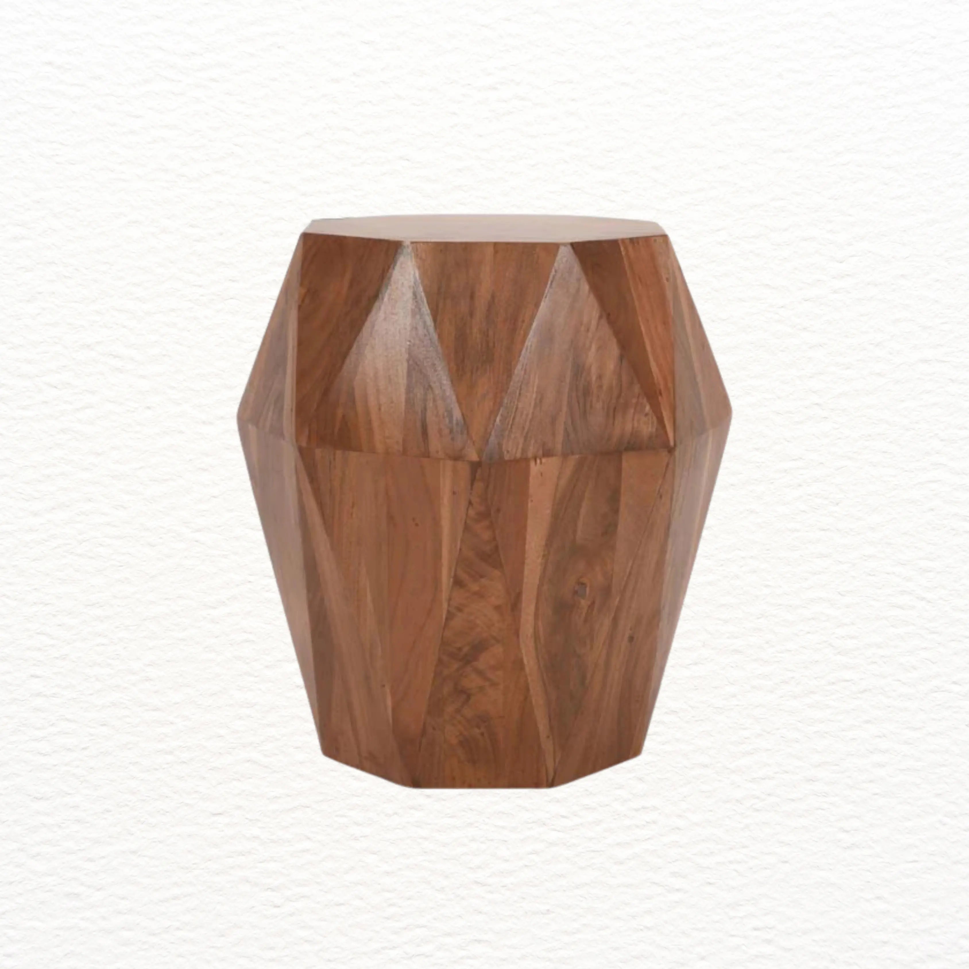 Imperial End Table | Acacia Wood | Diamond Shape