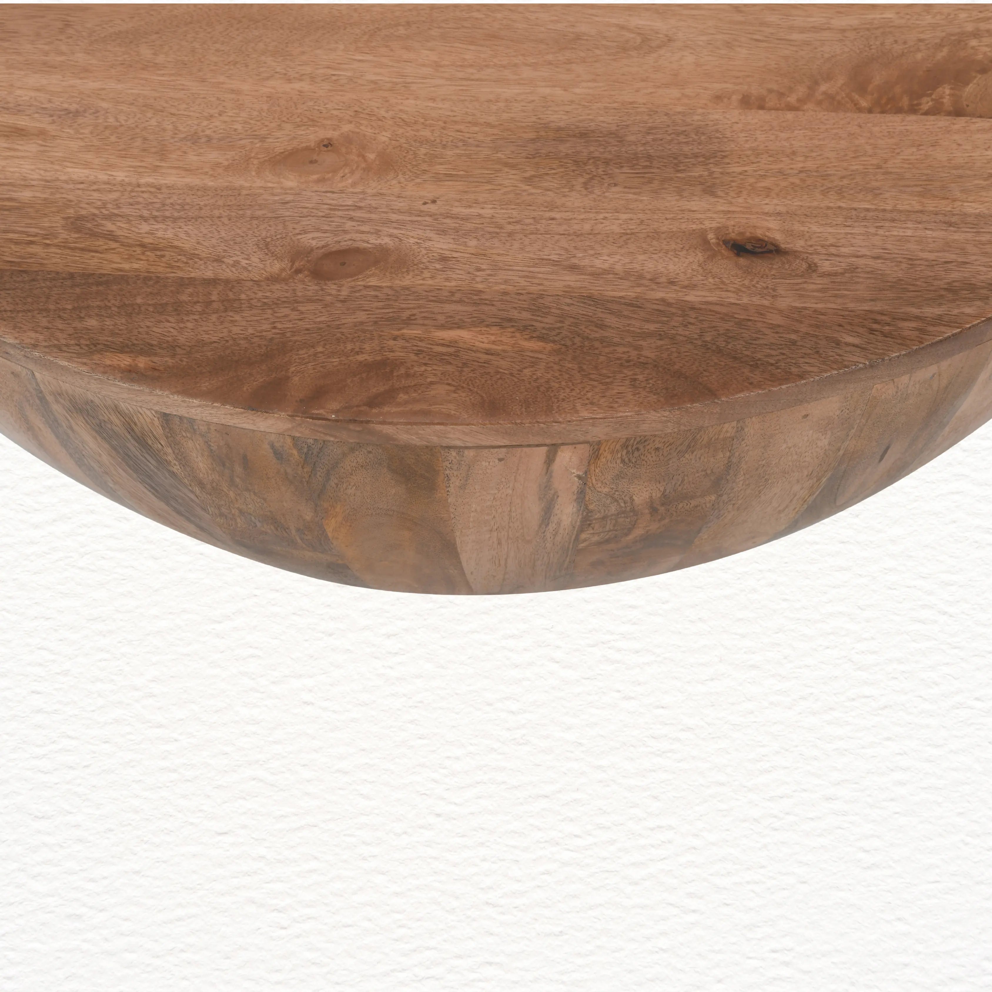 Mango Solid Wood Drum Coffee Table