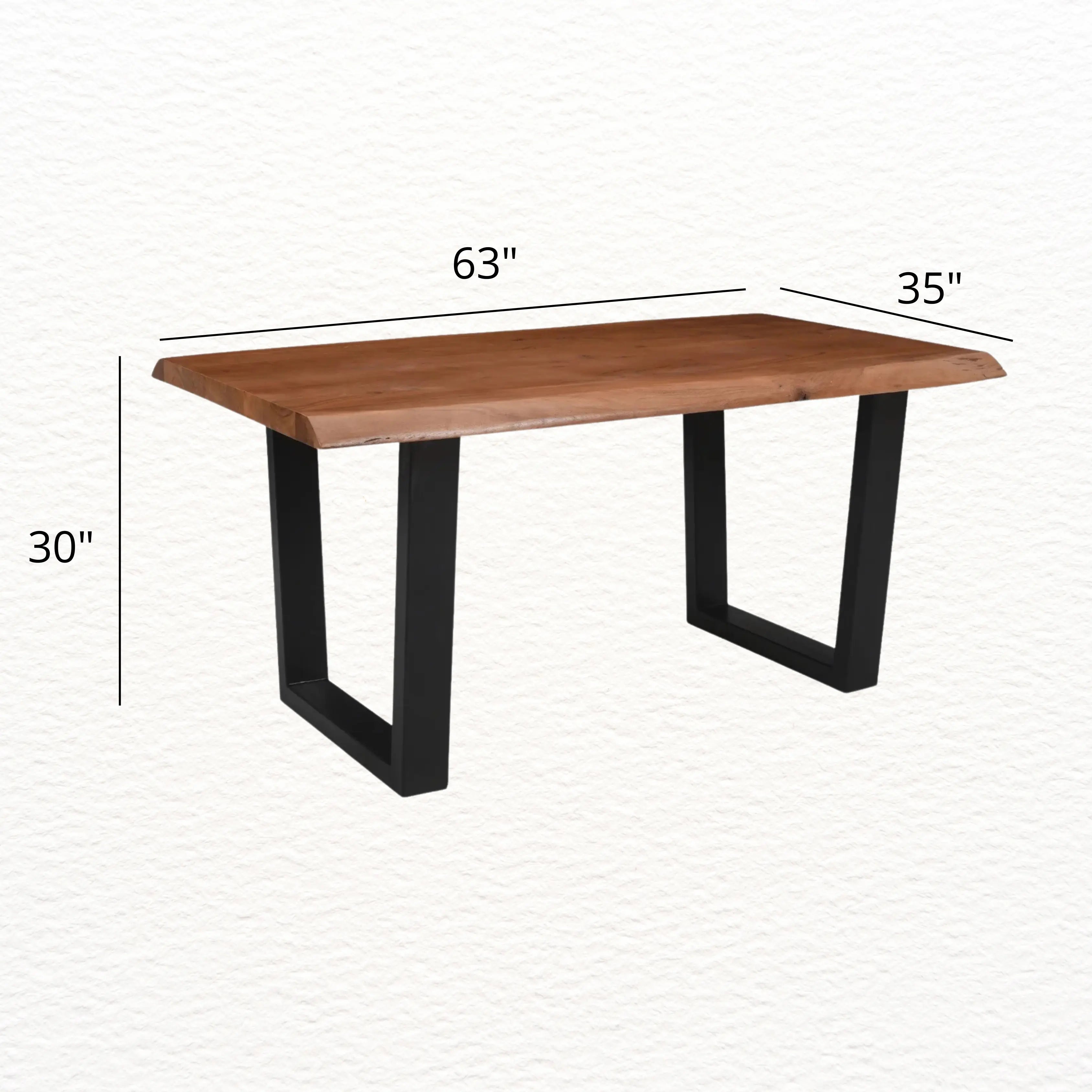 YOU Acacia Live Edge Dining Table