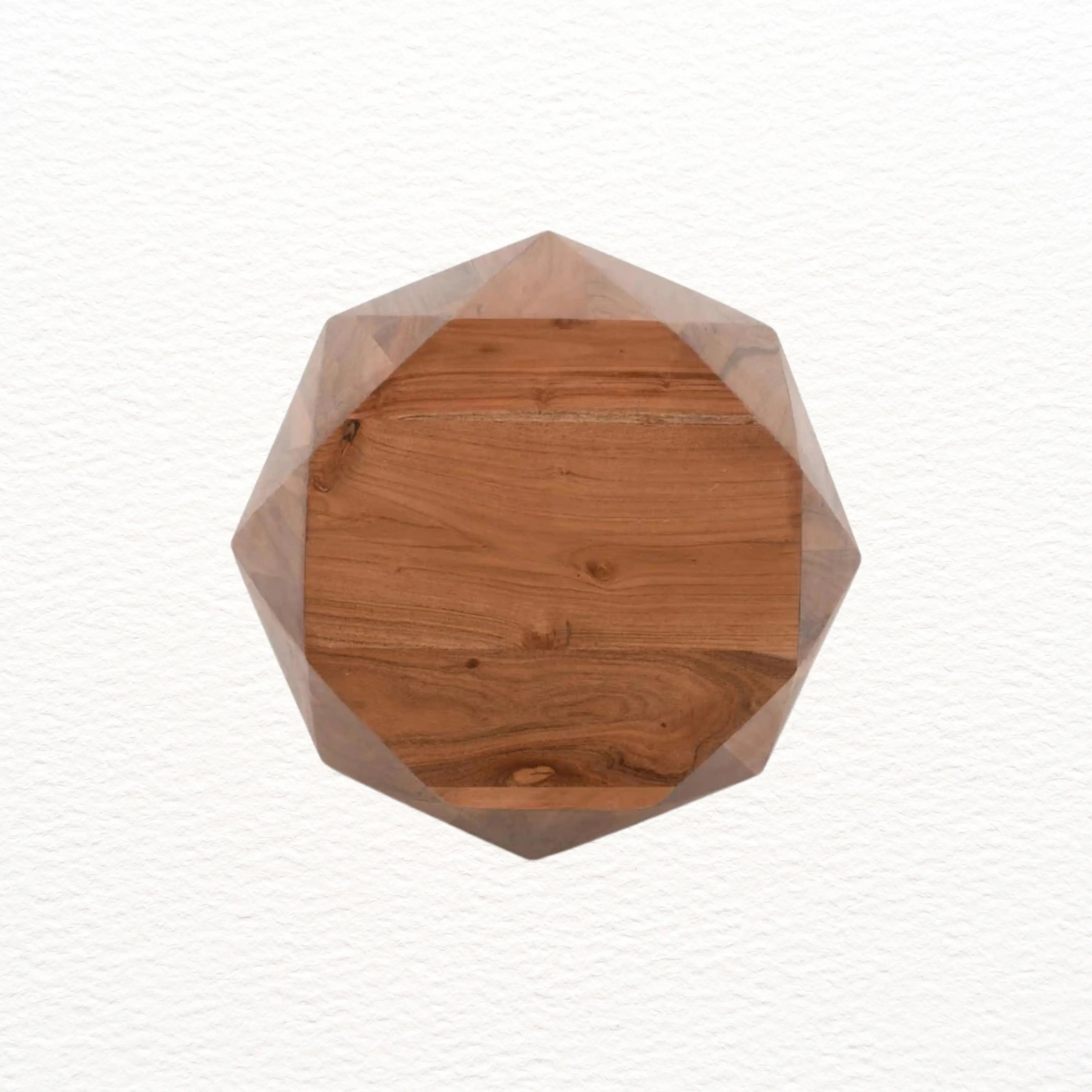 Imperial End Table | Acacia Wood | Diamond Shape